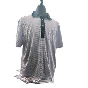XL RLX Ralph Lauren Men's Striped Golf Polo Shirt